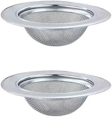 AMB Kitchen Sink Stainless Steel Pop-Up Strainer(11 cm Set of 1)