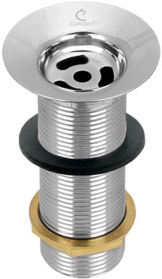 CUROVIT Basin Brass Push Down Strainer(3.2 cm Set of 1)