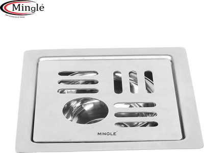 Mingle Floor Stainless Steel Pop-Up Strainer(12.5 cm Set of 1)