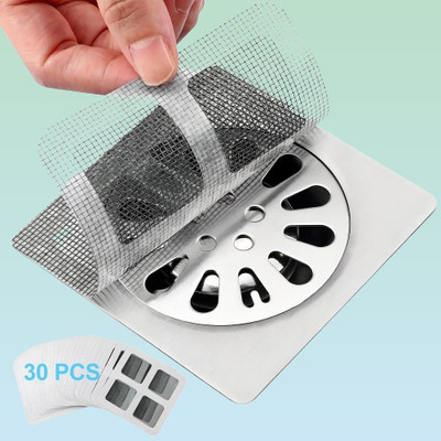 juggaris Basin, Kitchen Sink, Bathroom Sink, Bathtub, Floor Plastic Push Down Strainer(10 cm Set of 30)