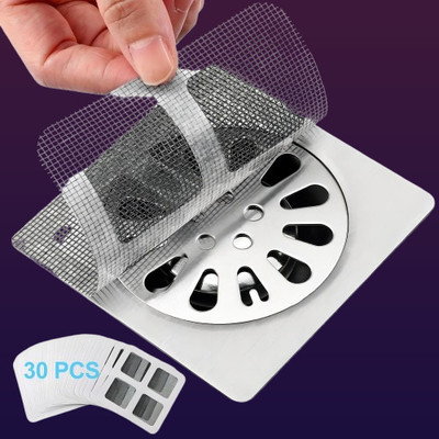 juggaris Basin, Kitchen Sink, Bathroom Sink, Bathtub, Floor Plastic Push Down Strainer(10 cm Set of 30)