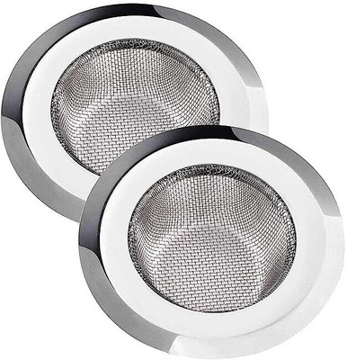 Vadhavan Kitchen Sink Stainless Steel Push Down Strainer(11 cm Set of 2)