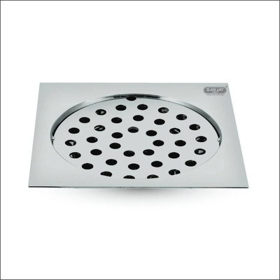 Sanjay Chilly Floor Stainless Steel Push Down Strainer(15.3 cm Set of 1)