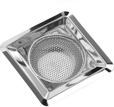 Vadhavan Kitchen Sink Stainless Steel Push Down Strainer(11 cm Set of 1)