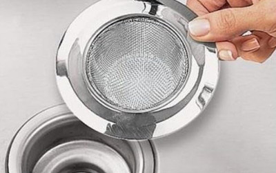 Filsfa Basin, Kitchen Sink Stainless Steel Push Down Strainer(8 cm Set of 1)