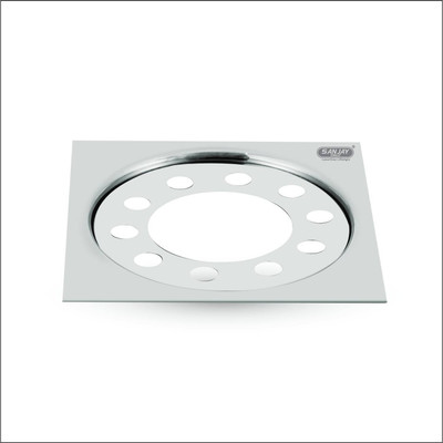 Sanjay Chilly Floor Stainless Steel Push Down Strainer(10.1 cm Set of 1)