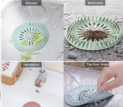 Gree9 Store Bathroom Sink Plastic Pop-Up Strainer(4 cm Set of 5)