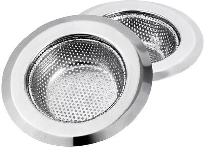 SSUCA Kitchen Sink Stainless Steel Push Down Strainer(11 cm Set of 2)