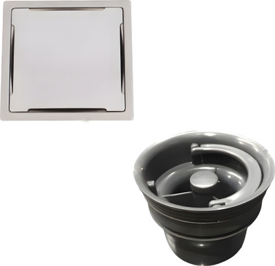 Bath Berry Floor, Bathroom Sink, Kitchen Sink Stainless Steel Push Down Strainer(15 cm Set of 1)