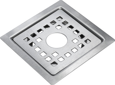 Ytc Floor Stainless Steel Push Down Strainer(12.7 cm Set of 1)