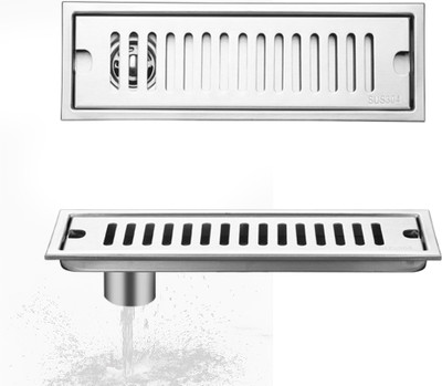 SUPVOX Floor Stainless Steel Pop-Up Strainer(11 cm Set of 1)