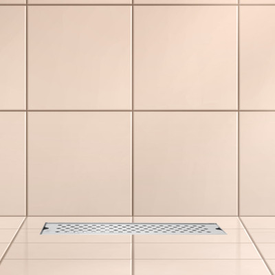 D&B BATHWARE Floor Stainless Steel Pop-Up Strainer(30 cm Set of 1)