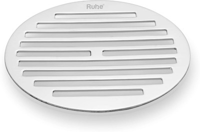 RUHE Floor Stainless Steel Push Down Strainer(10.4 cm Set of 1)