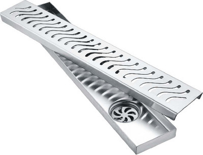 Srotas Floor Stainless Steel Push Down Strainer(6 cm Set of 1)