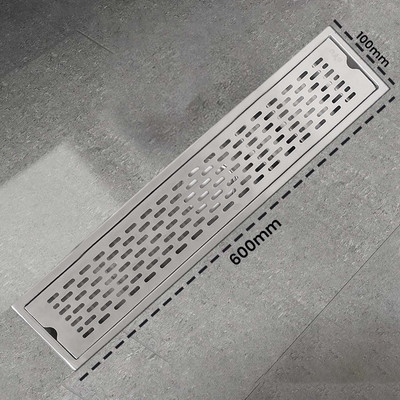 D&B BATHWARE Floor Stainless Steel Pop-Up Strainer(60 cm Set of 1)