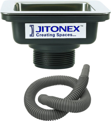 Jitonex Kitchen Sink Stainless Steel, Plastic Pop-Up Strainer(10 cm Set of 1)