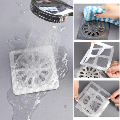 egomo Kitchen Sink Plastic Push Down Strainer(10 cm Set of 20)