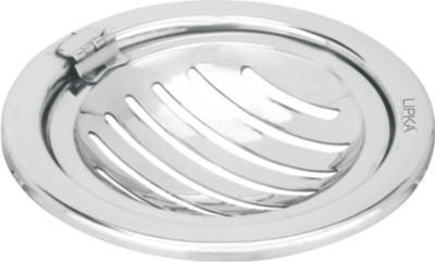 Lipka Floor Stainless Steel Push Down Strainer(12.7 cm Set of 1)