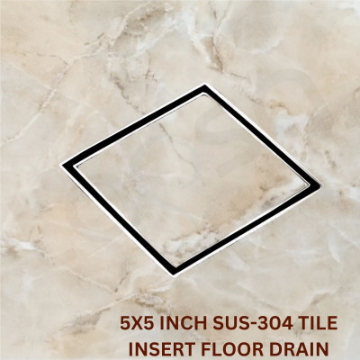 Tapsa Floor Stainless Steel Push Down Strainer(12.5 cm Set of 1)