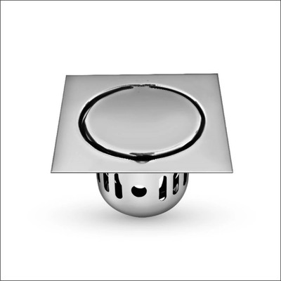 Sanjay Chilly Floor Stainless Steel Push Down Strainer(15 cm Set of 1)
