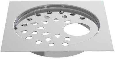 Viking Basin, Floor Brass Push Down Strainer(12.5 cm Set of 1)