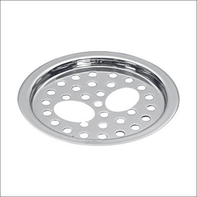 Sanjay Chilly Floor Stainless Steel Push Down Strainer(12.5 cm Set of 1)