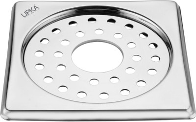 Lipka Floor Stainless Steel Push Down Strainer(12.7 cm Set of 2)
