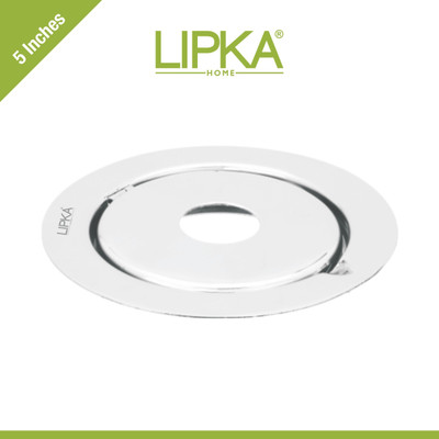 Lipka Floor Stainless Steel Push Down Strainer(12.7 cm Set of 1)