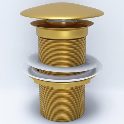 PESCA Basin Brass Push Down Strainer(3.2 cm Set of 1)