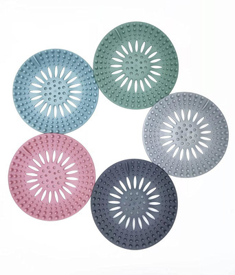TRIFECTA Bathroom Sink Plastic Pop-Up Strainer(13 cm Set of 5)