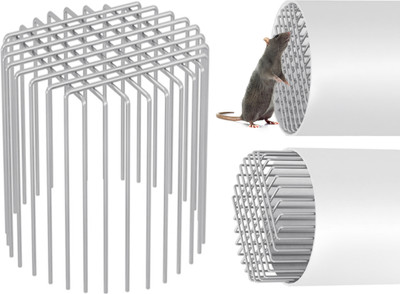 SUPVOX Flexible Metal Wire Drain Stopper Guard for 95 to 95mm Pipes Live Trap
