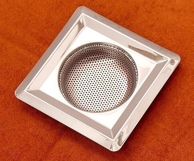 SALINA Basin Stainless Steel Push Down Strainer(11.5 cm Set of 1)