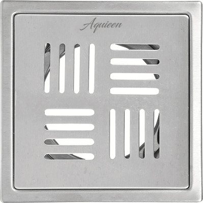 Aquieen Floor Stainless Steel Push Down Strainer(15.25 cm Set of 1)