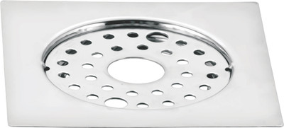 Cliquin Floor Stainless Steel Push Down Strainer(12.7 cm Set of 1)