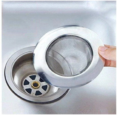 Vastra Kitchen Sink Stainless Steel Push Down Strainer(11.5 cm Set of 1)