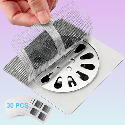 Aelmeris Basin, Kitchen Sink, Bathroom Sink, Bathtub, Floor Plastic Push Down Strainer(10 cm Set of 30)