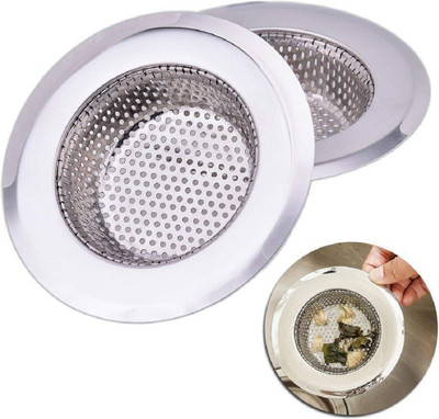 PuthaK Kitchen Sink Stainless Steel Push Down Strainer(11 cm Set of 2)