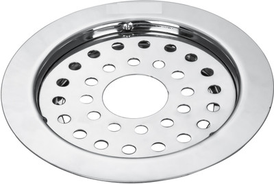 Ytc Floor Stainless Steel Push Down Strainer(12.5 cm Set of 1)