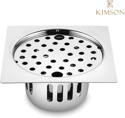 KIMSON Floor Stainless Steel Pop-Up Strainer(14 cm Set of 1)