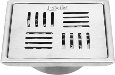 Exootica Kitchen Sink Stainless Steel Push Down Strainer(12.7 cm Set of 1)