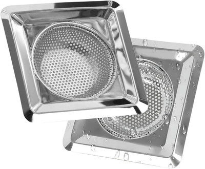 Livaza Kitchen Sink Stainless Steel Push Down Strainer(11.5 cm Set of 1)