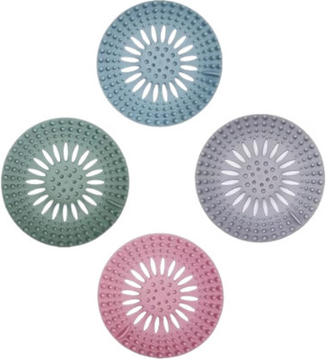 Naidev Kitchen Sink Plastic Pop-Up Strainer(13 cm Set of 4)