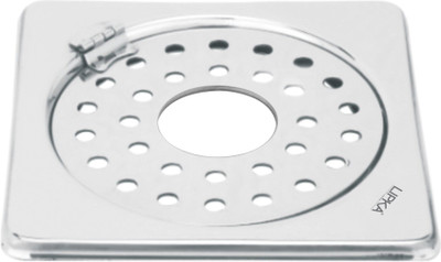 Lipka Floor Stainless Steel Push Down Strainer(12.7 cm Set of 1)