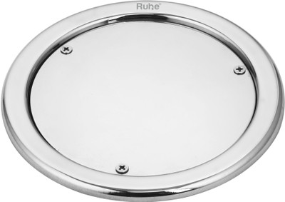 RUHE Floor Stainless Steel Push Down Strainer(12.7 cm Set of 1)