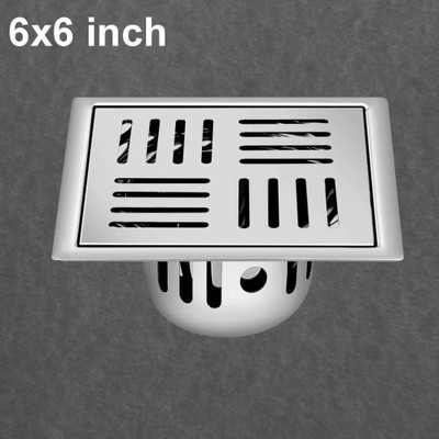 Sanjay Chilly Floor Stainless Steel Push Down Strainer(15.3 cm Set of 1)