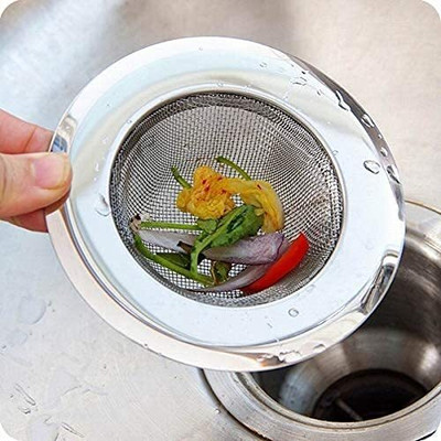 SSCUA Kitchen Sink, Bathroom Sink Stainless Steel Push Down Strainer(11 cm Set of 1)