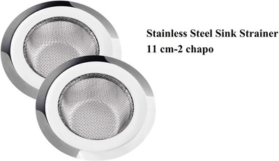 chapo Kitchen Sink Plastic Push Down Strainer(10 cm Set of 2)