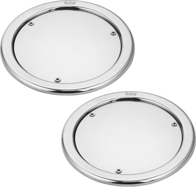RUHE Floor Stainless Steel Push Down Strainer(12.7 cm Set of 2)