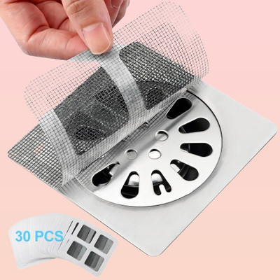 Fyvona Basin, Kitchen Sink, Bathroom Sink, Bathtub, Floor Plastic Push Down Strainer(10 cm Set of 30)