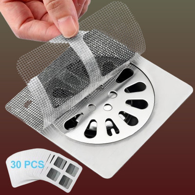 juggaris Basin, Kitchen Sink, Bathroom Sink, Bathtub, Floor Plastic Push Down Strainer(10 cm Set of 30)